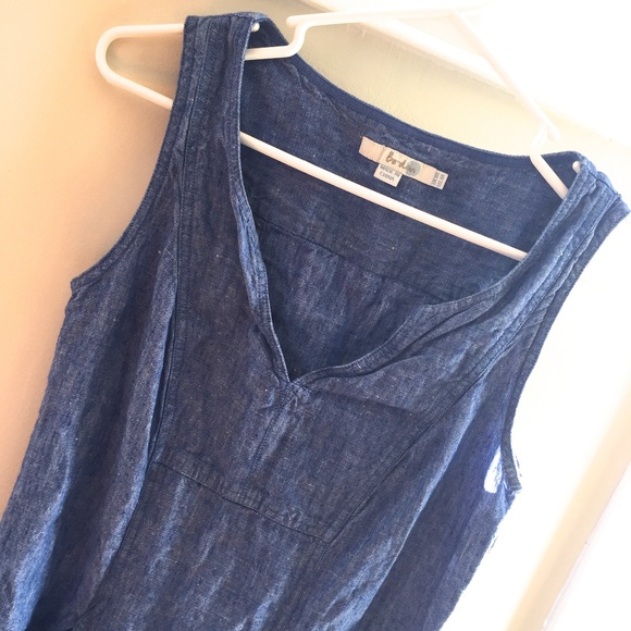 Boden Dresses & Skirts - Boden Sleeveless Chambray Denim Dress Size 4